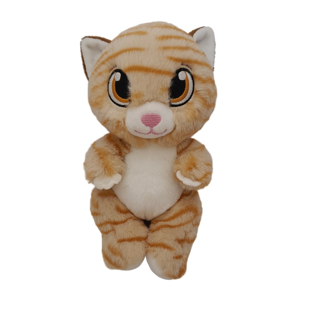 Fiesta Swaddle Babies Orange Tabby Cuddle Cat Plush A05769 9" Striped Kitten